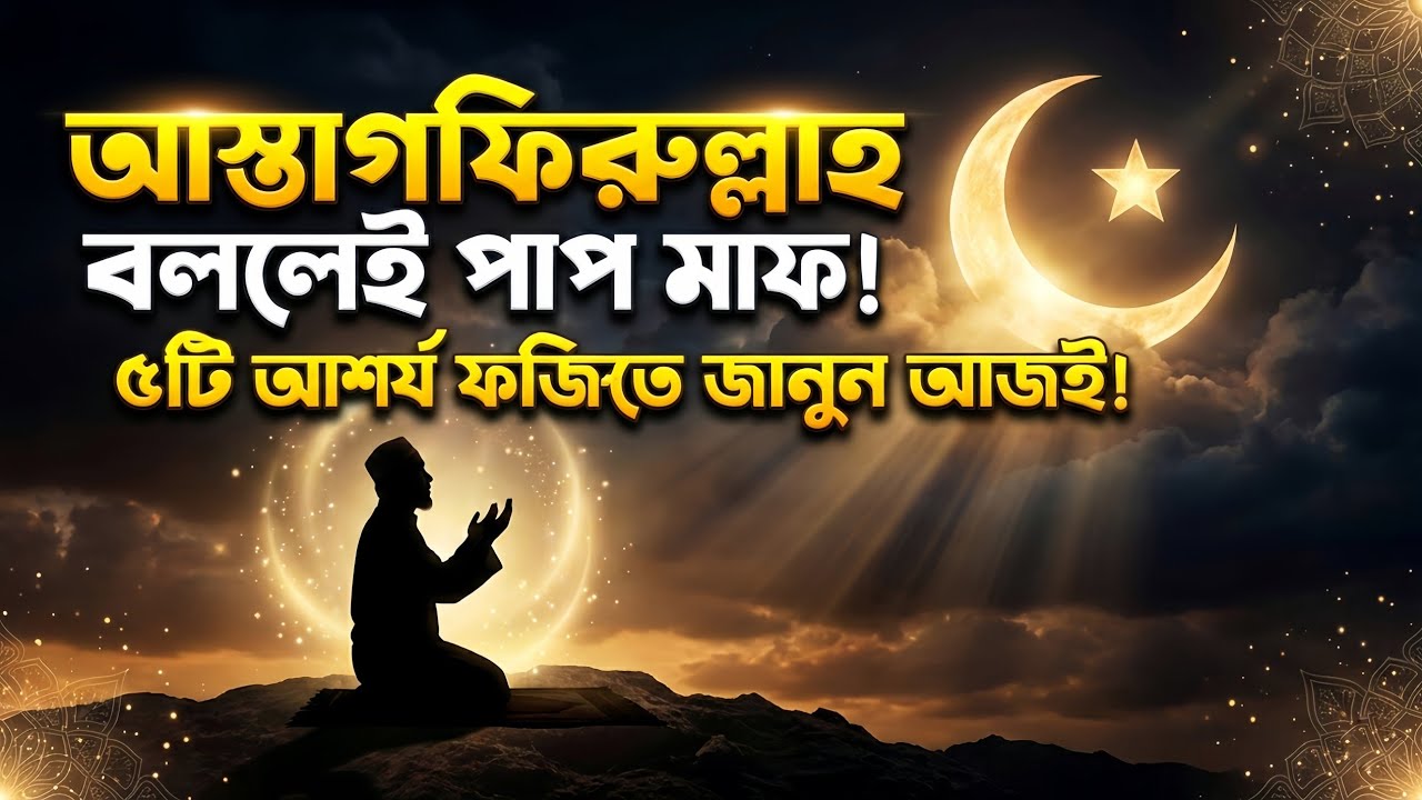 আস্তাগফিরুল্লাহ দিয়ে পাপ মাফের ৫টি আশ্চর্য ফজিলত | Astaghfirullah Powerful Benefits for Forgiveness