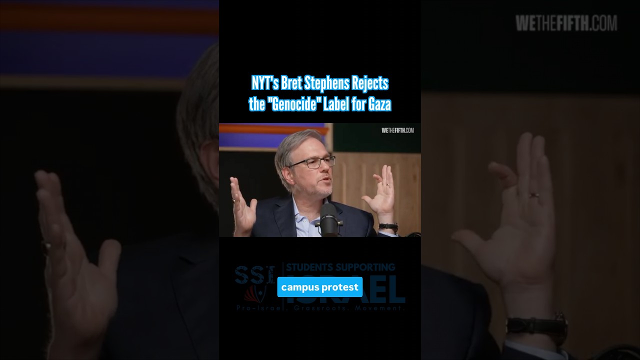 Брет Стивенс из NYT утверждает, что термин &laquo;геноцид&raquo; не соответствует фактам.