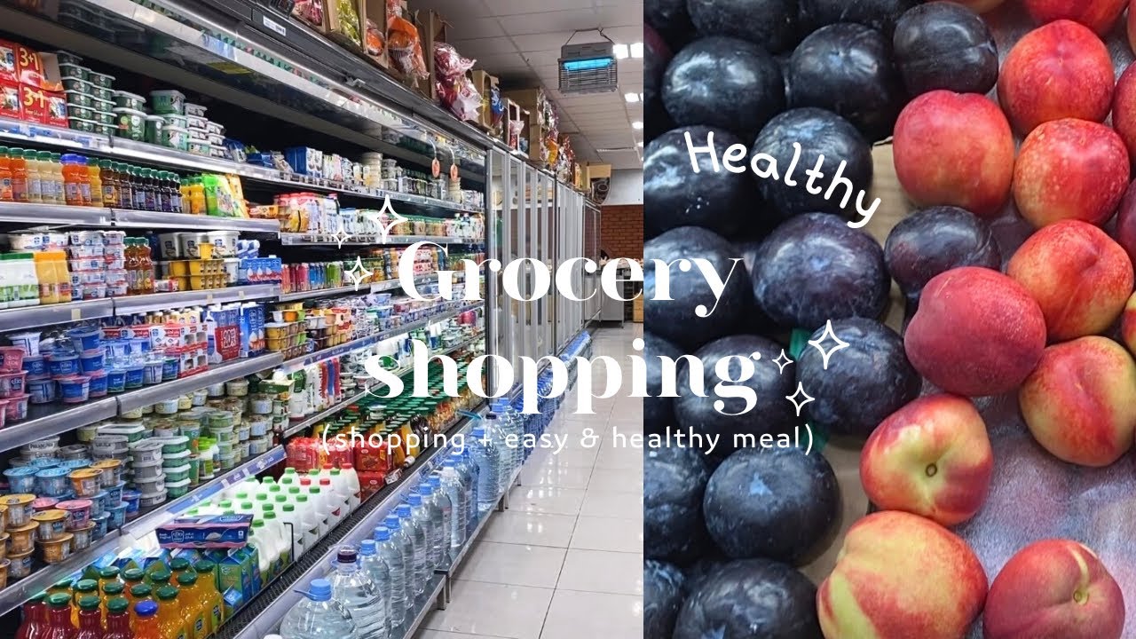تسوق سوبرماركت • وجبة صحية | grocery shop with me 🌱
