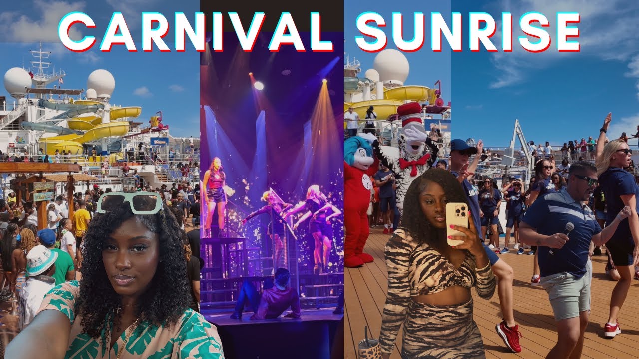 CARNIVAL SUNRISE EMBARKATION DAY | Sail Away Party + Welcome Aboard Show | Family Cruise July 2025