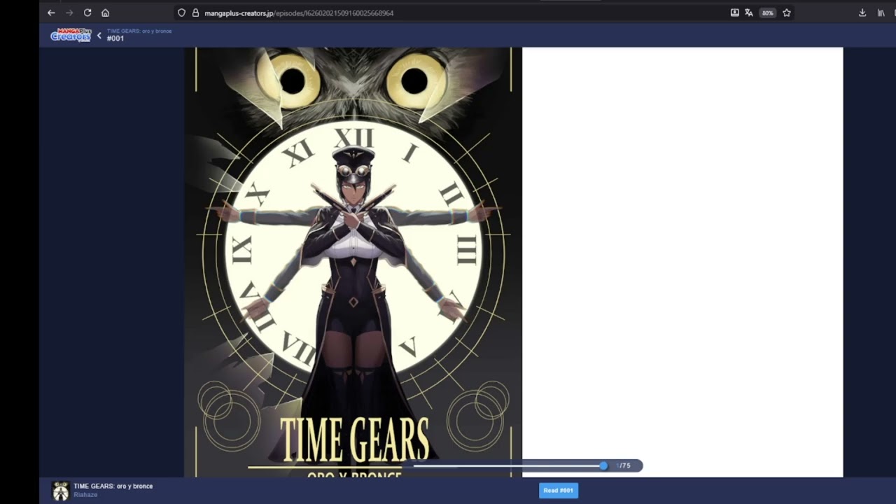 TIME GEAR: el regreso de RIAHAZE, el autor de ECLIPSE mangalatino 