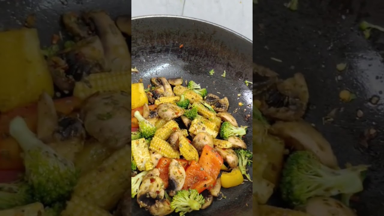 Healthy saute vegitables #heighprotein#helthyrecipes #helthyfood#dietplan #helthylife #helthybody