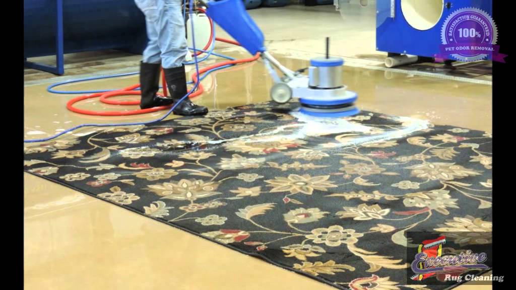 Washing process of a Smoke Damaged Rug in Tulsa - ExecutiveRugCleaningTulsa.Us