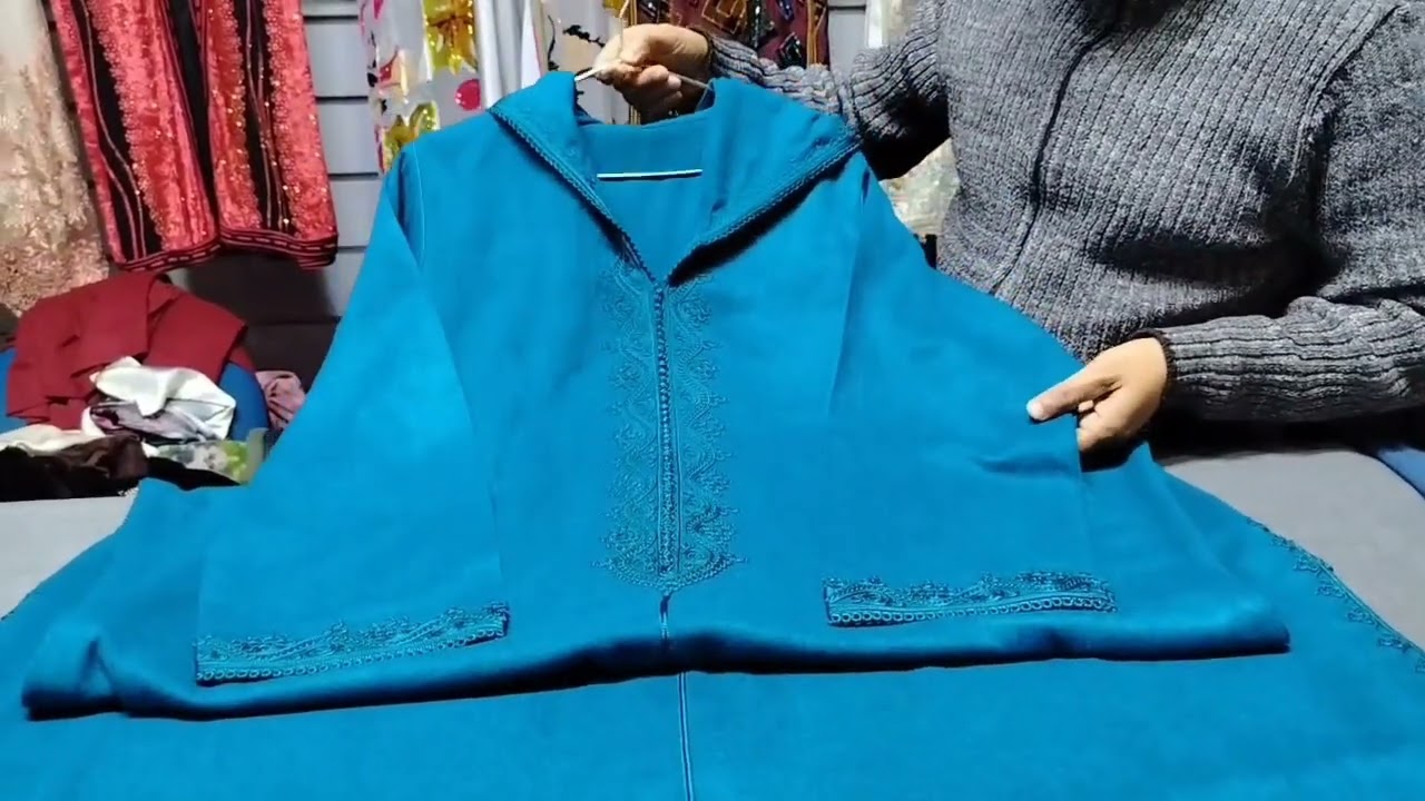 جديد خياطة الجلابة المغربية  شتوية 2026🔥 أناقة وفخامة مغربية تفوق الخيال! Jadid jellaba 2026