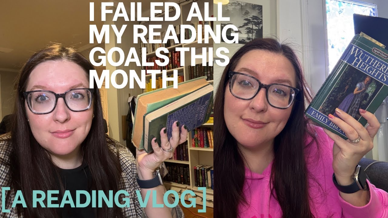 I'm failing at all my reading goals | weekly reading vlog