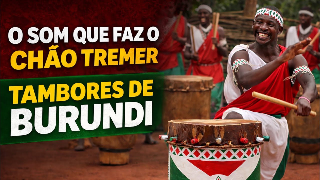 🥁 Tambores de Burundi – Patrimônio Cultural da Humanidade