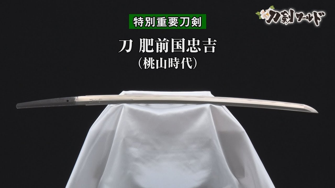 【刀剣ワールド】「刀 肥前国忠吉」特別重要刀剣｜日本刀 YouTube動画