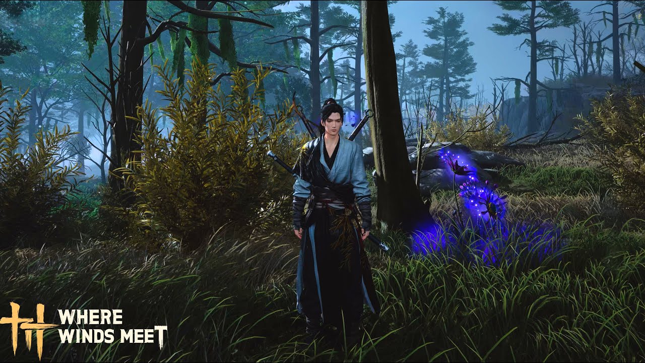 How To Loot Enchanting Lotus ( Purple Flower ) In Where Winds Meet