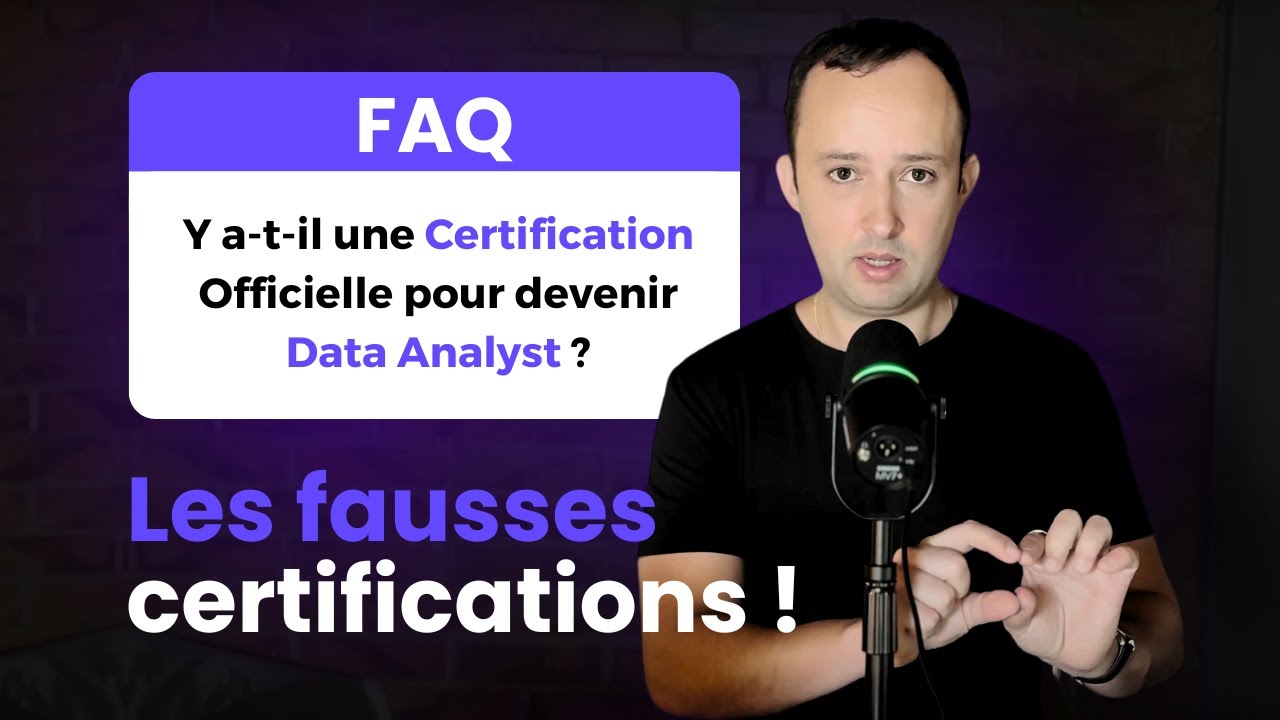 Certification DATA: Les SEULES qui ont VRAIMENT de la Valeur