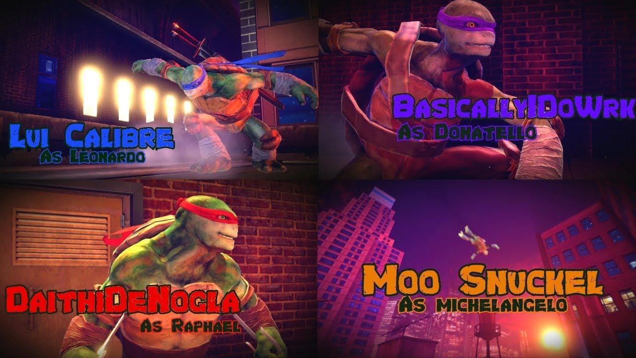 [BasicallyIDoWrk Reupload] TMNT: Out Of The Shadows Funny Moments!