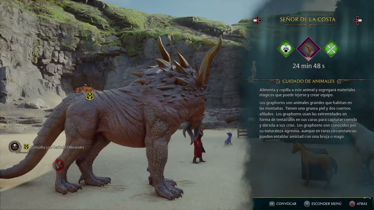 Encontré todos los animales mágicos de Howarts Legacy !!