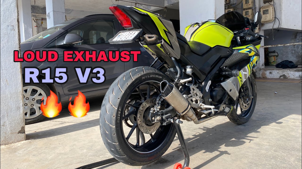 Super Bike sound 🔥R15 V3 Akrapovic Full System Exhaust | Tanna Dhaval