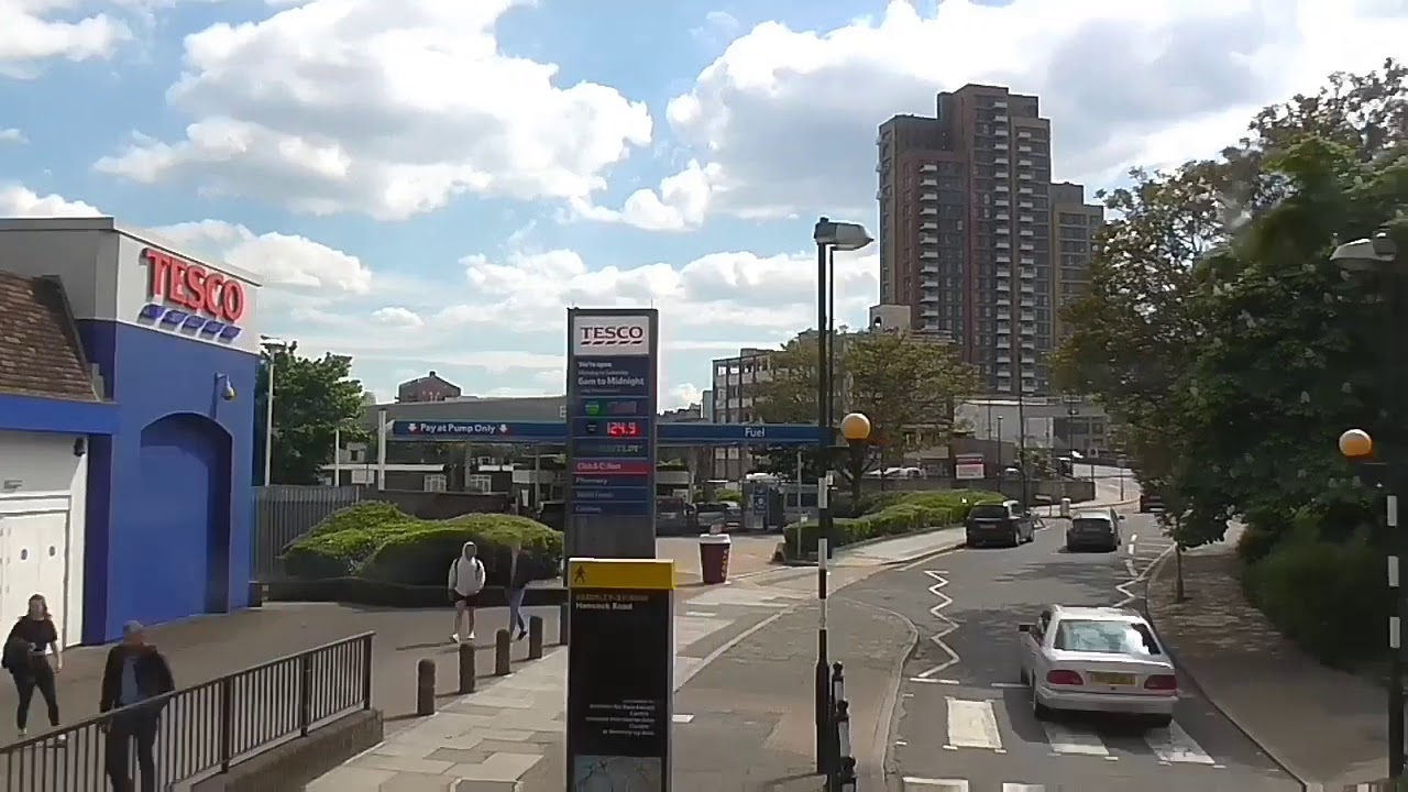 Full Route Visual | Metrobus London Route D8: Stratford Bus Station - Crossharbour | 970 (YT59DYS)