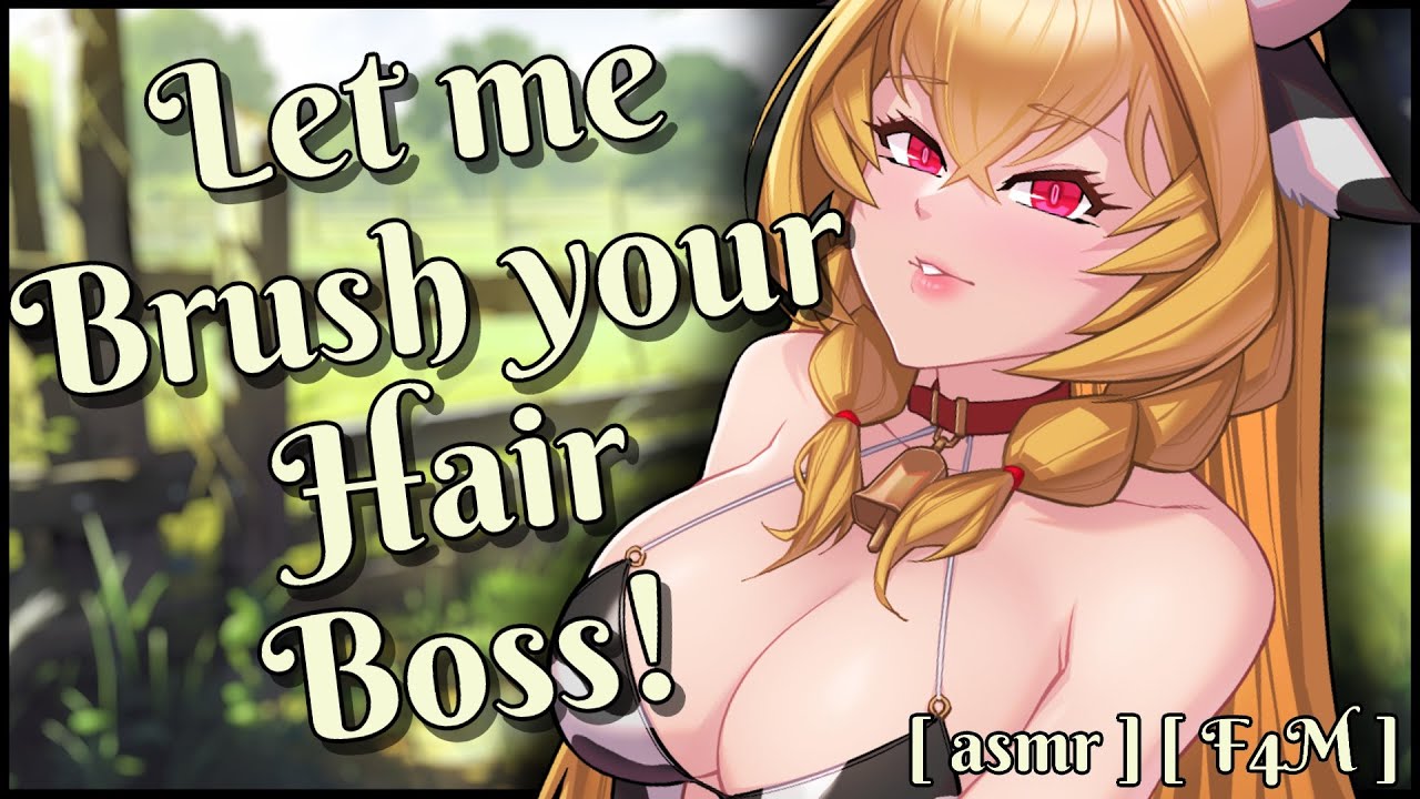 Cow Girl Gives you a Haircut [ F4M ] [ Haircut Roleplay ] [ Comfort ] [ Hair Brushing ]💗ASMR💗