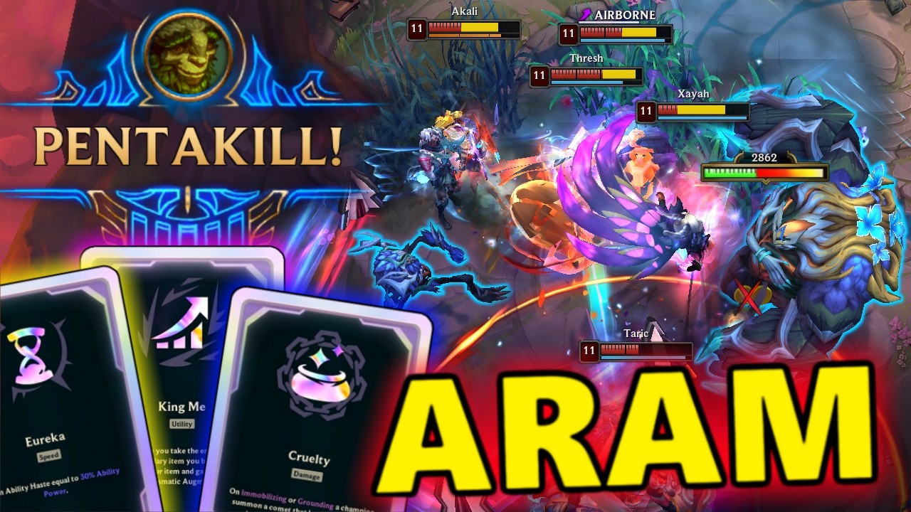 ARAM MAYHEM LoL MONTAGE (Pentakill, Leona, Ivern, Nautilus, Thresh, Tryndamere) #553