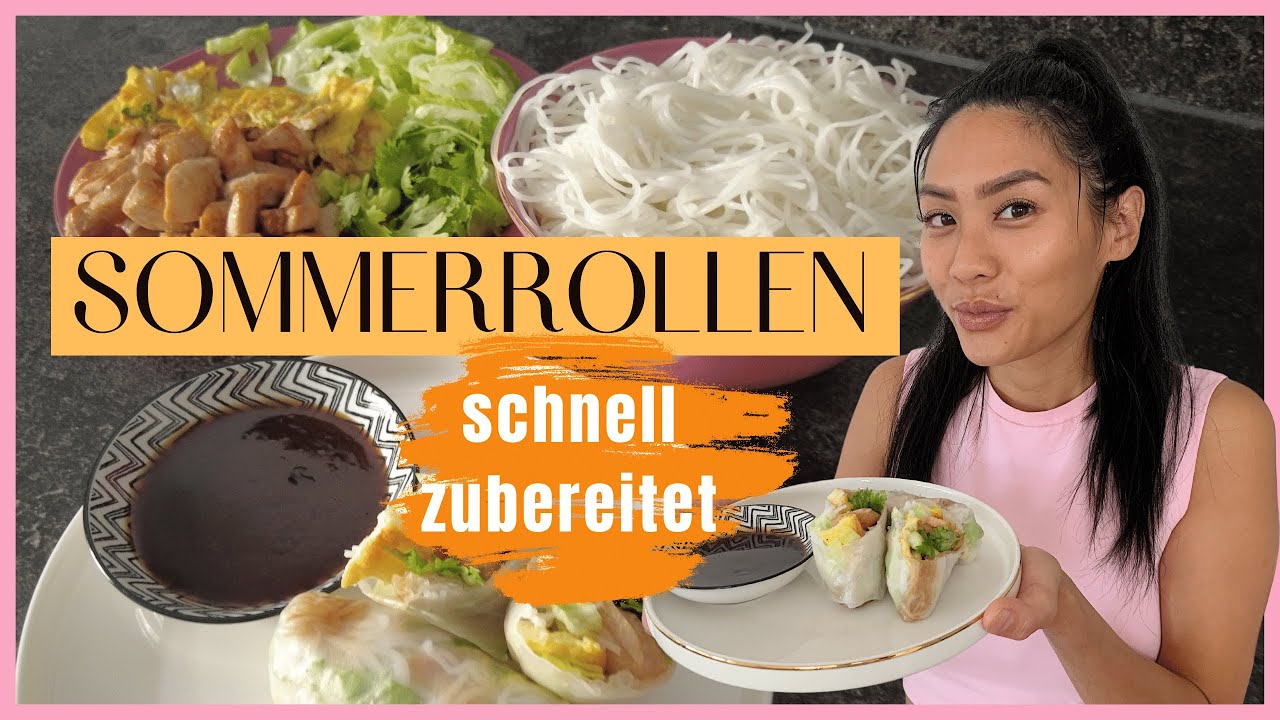 Vietnamesische Sommerrollen I Schneller Sommersnack für Family & Friends I Summer Rolls I bykiwiman