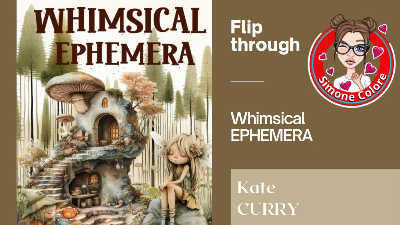 [ FLIP ] BOOK - WHIMSICAL EPHEMERA ❣️Cut & Collage ❣️Kate Curry