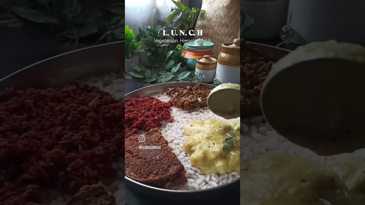 THURSDAY VEG LUNCH #thursdaylunch #keralathali #keralafood #vegmeals