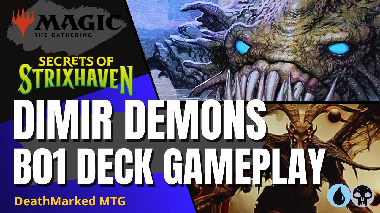 MTG Arena Standard Ranked B01 Grind with Dimir Excruciator - Decklist and 3 Games