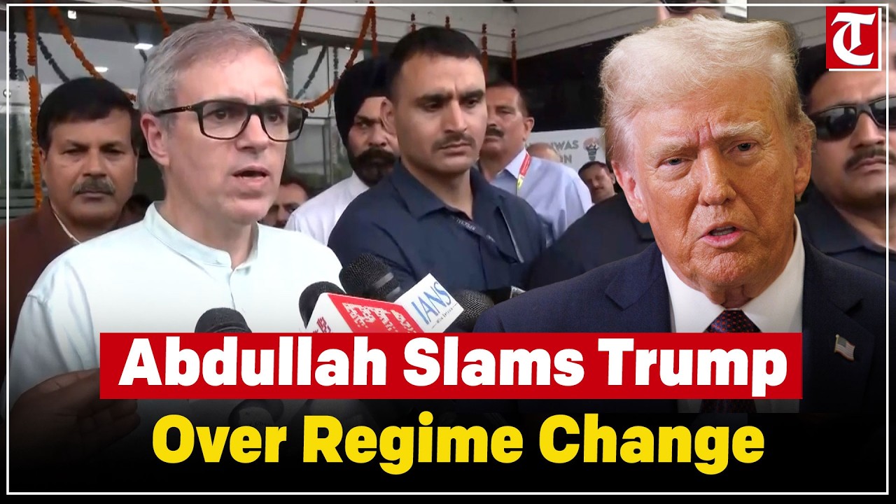 “Regime Can’t Be Changed By Bombardment”: Omar Abdullah Criticizes Donald Trump