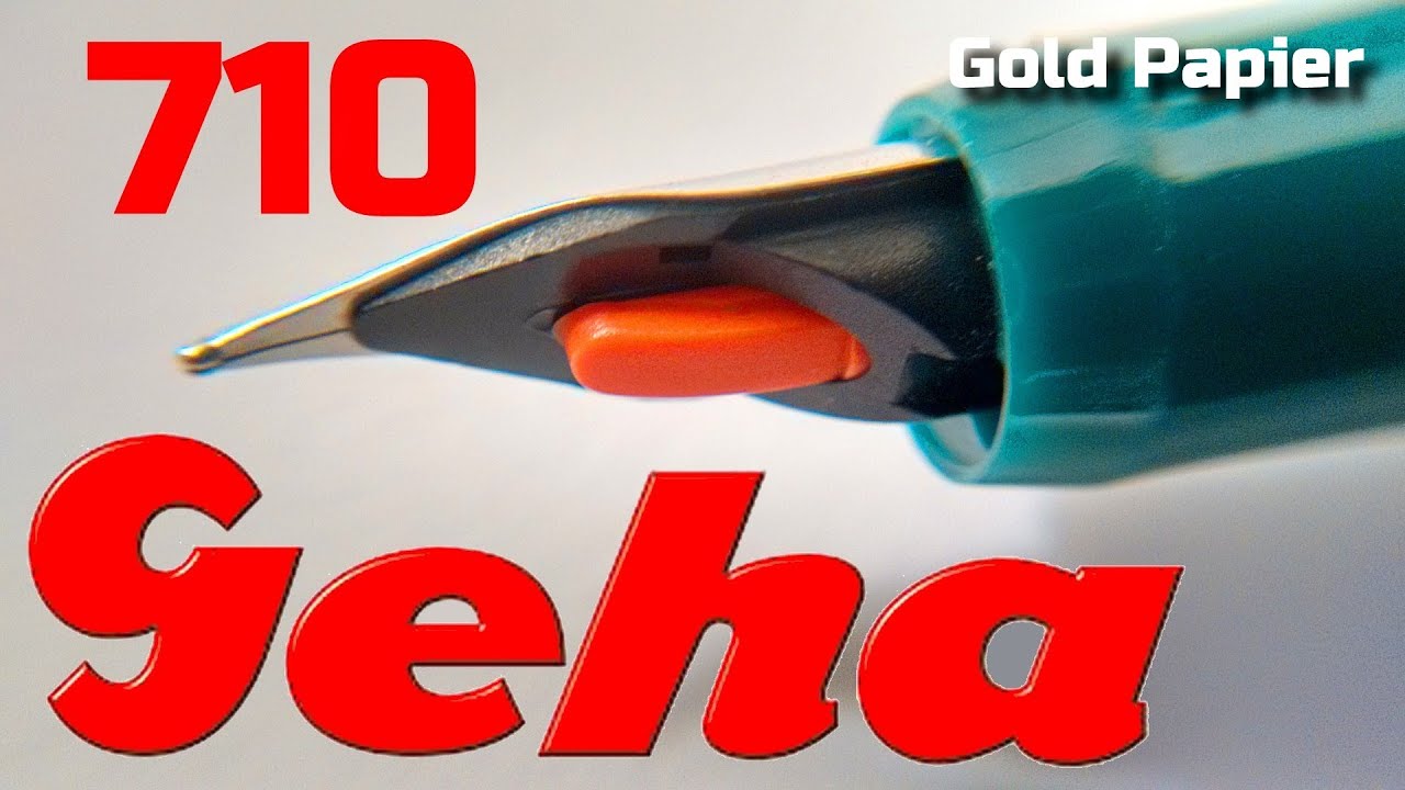 Recensione penna stilografica GEHA 710 L 