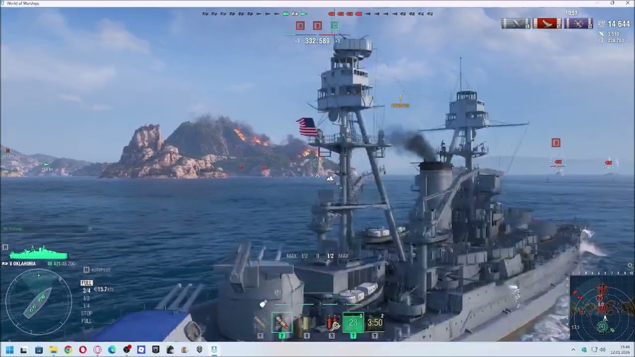 412 bitew i zbadanie Fushun 6 tieru i zarabianie na jego zakup i rozwój i World of Warships s.3 #112