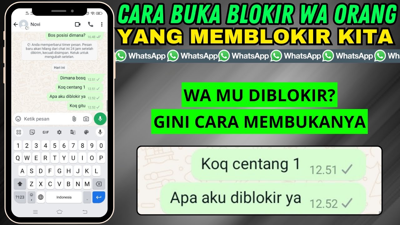 Cara Buka Blokir WA Orang yang Memblokir Kita Terbaru 2024
