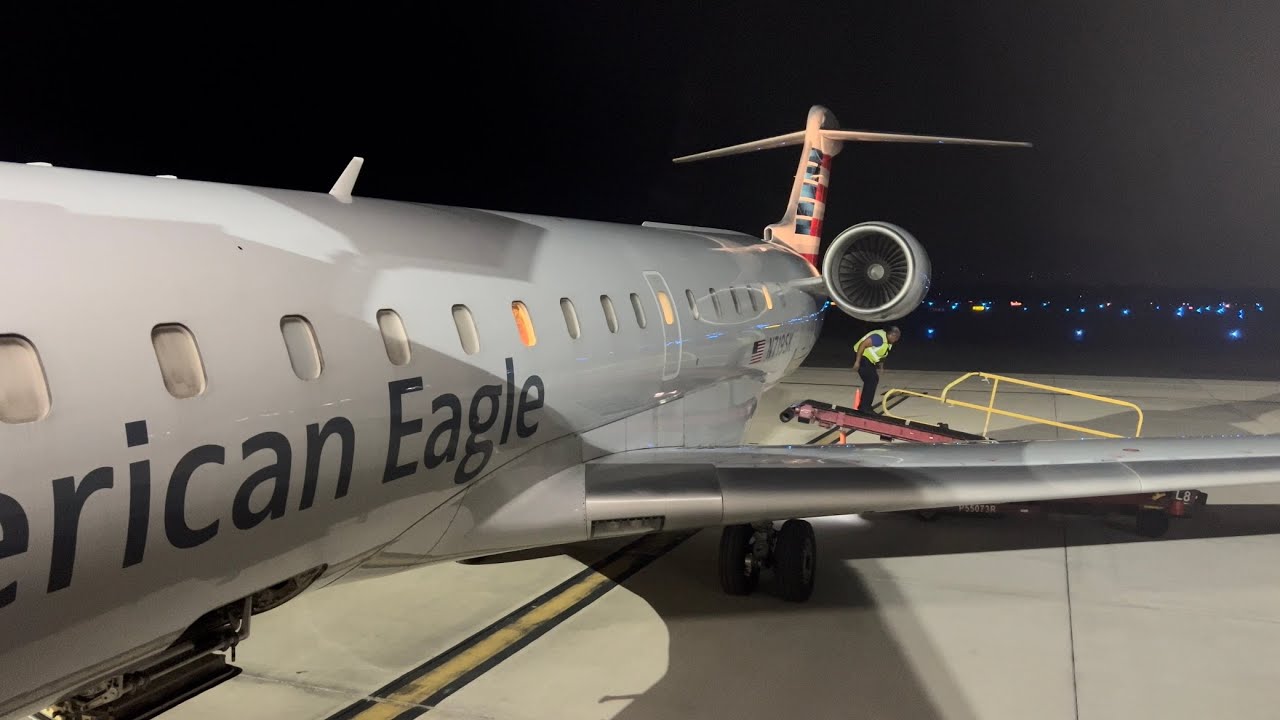 4K | Full Flight (LFT-DFW) | American Eagle (SkyWest) CRJ-700 (N719SK) Main Cabin