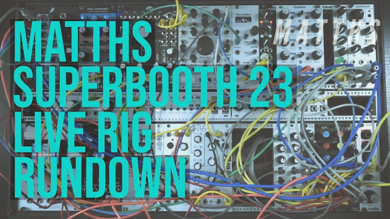 Playing Live With Eurorack By MATTHS