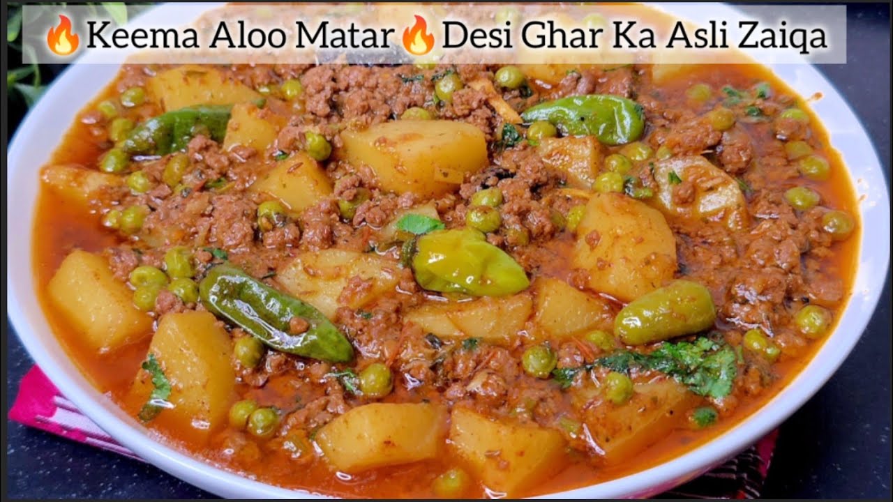 Keema Aloo Matar Recipe | Mutton Mince with Peas & Potatoes | Easy Desi Style | Salma Desi Food