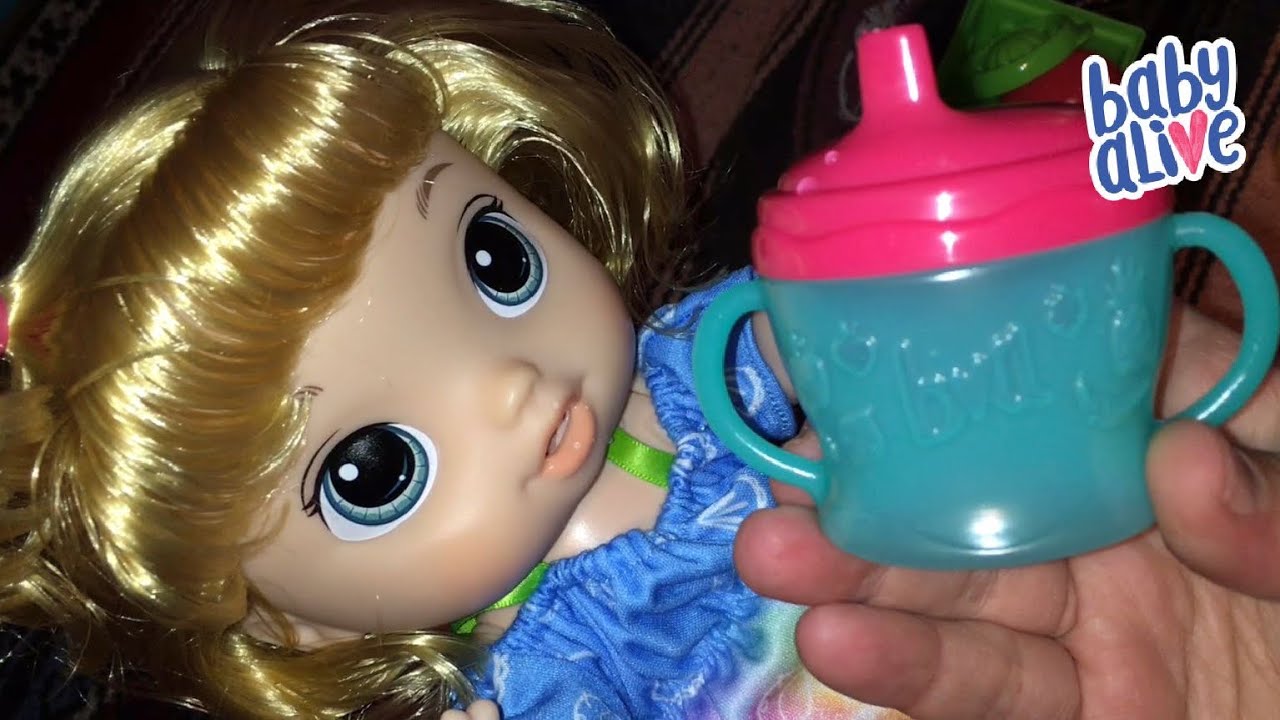 Unboxing New Baby Alive Fruity Sips Baby Doll with Feeding