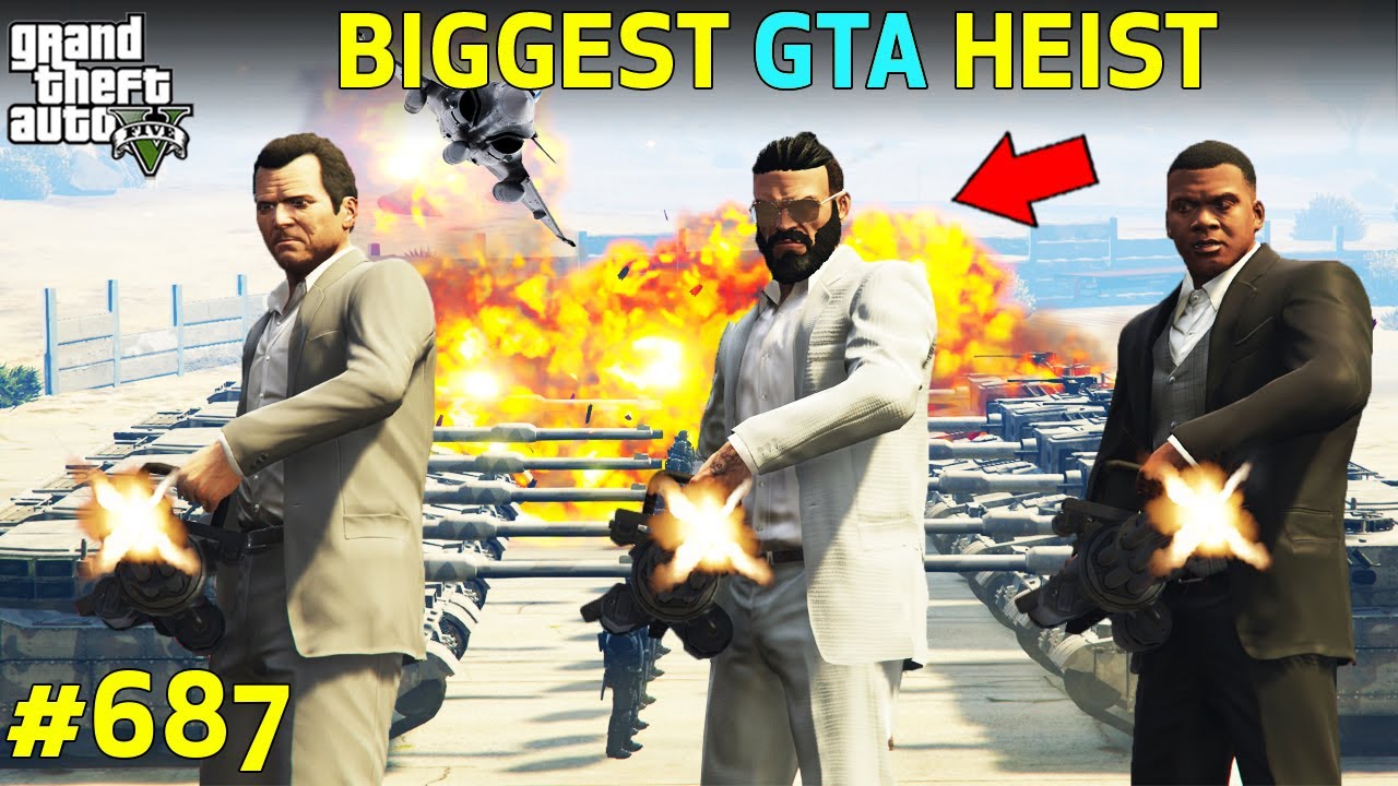 GTA 5 : MOST POWERFUL GTA HEIST OF TREVOR EVER PART 1 #687