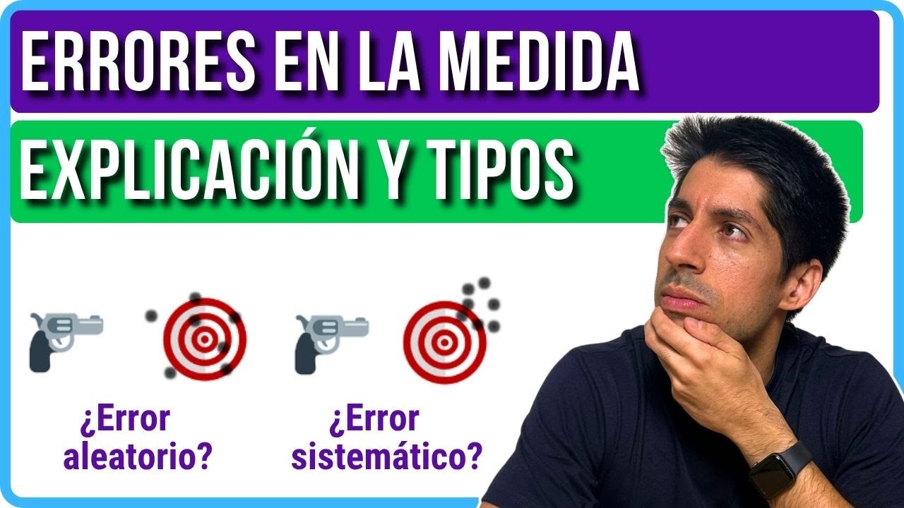 ERRORES en la MEDIDA 🔎 Error ALEATORIO y SISTEMÁTICO ✅