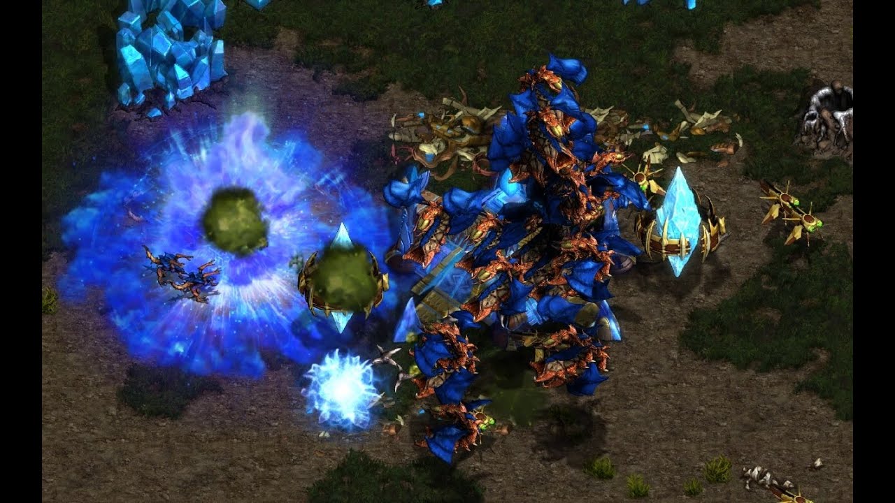 MUTAS AGAIN AGAIN??? Larva 🇰🇷 (Z) vs Stork 🇰🇷 (P) on Fighting Spirit - StarCraft - Brood War