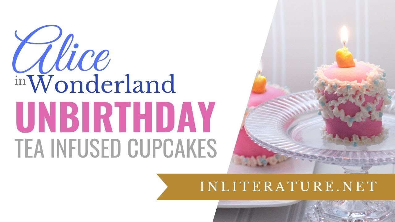 Alice in Wonderland Unbirthday Cake Cupcakes | Food in Literature