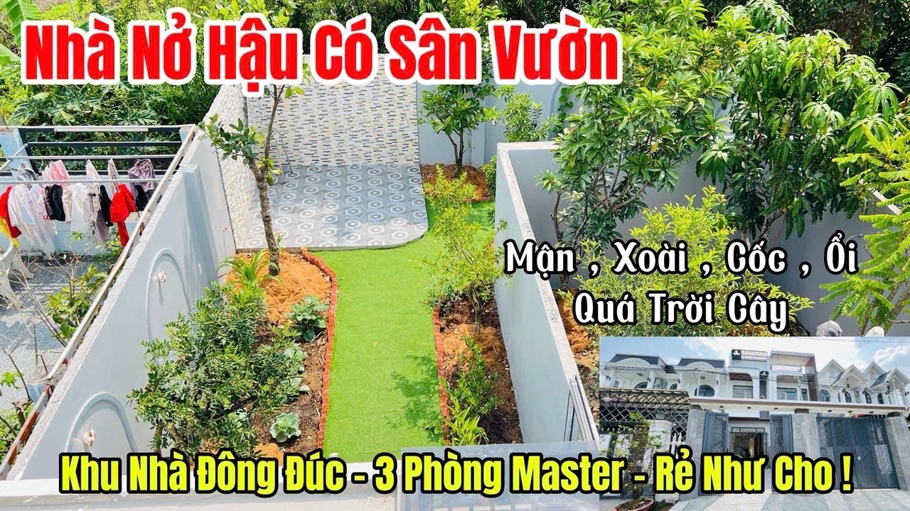 Tập 86 🌳🏡 Nhà Sân Vườn Nở Hậu Cực Đẹp | Trái Cây Quanh Năm – Giá Mềm Bất Ngờ 💥 3 Phòng Ngủ Master