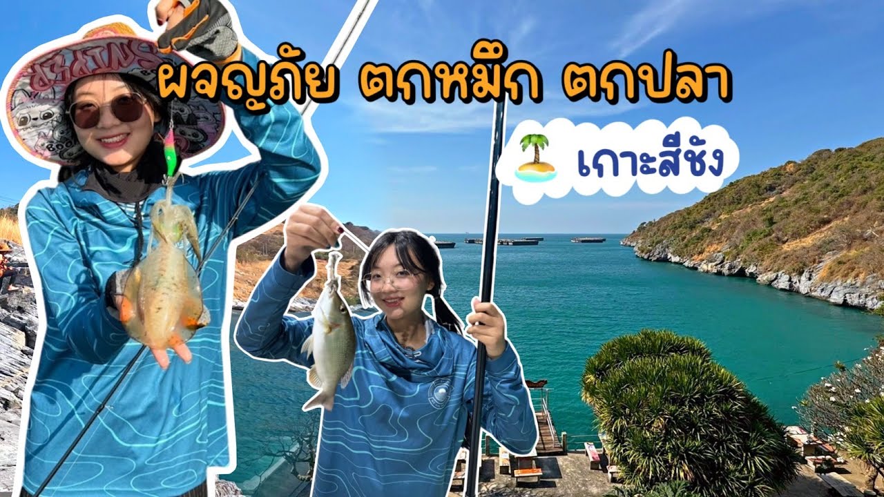 ตะลุยหาหมายตกหมึก - ตกปลา เกาะสีชัง