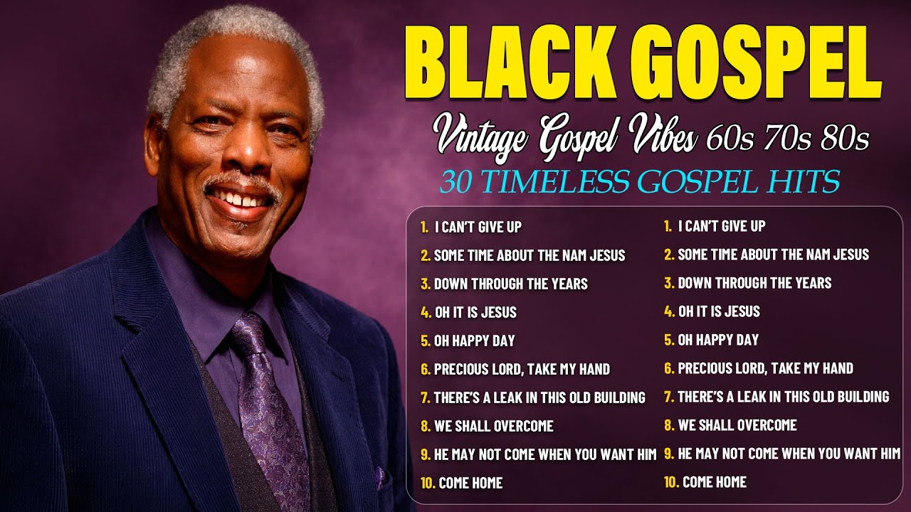Old School Sunday Gospel Songs:  Black Gospel Classics from the 60s, 70s & 80s for Worship Time