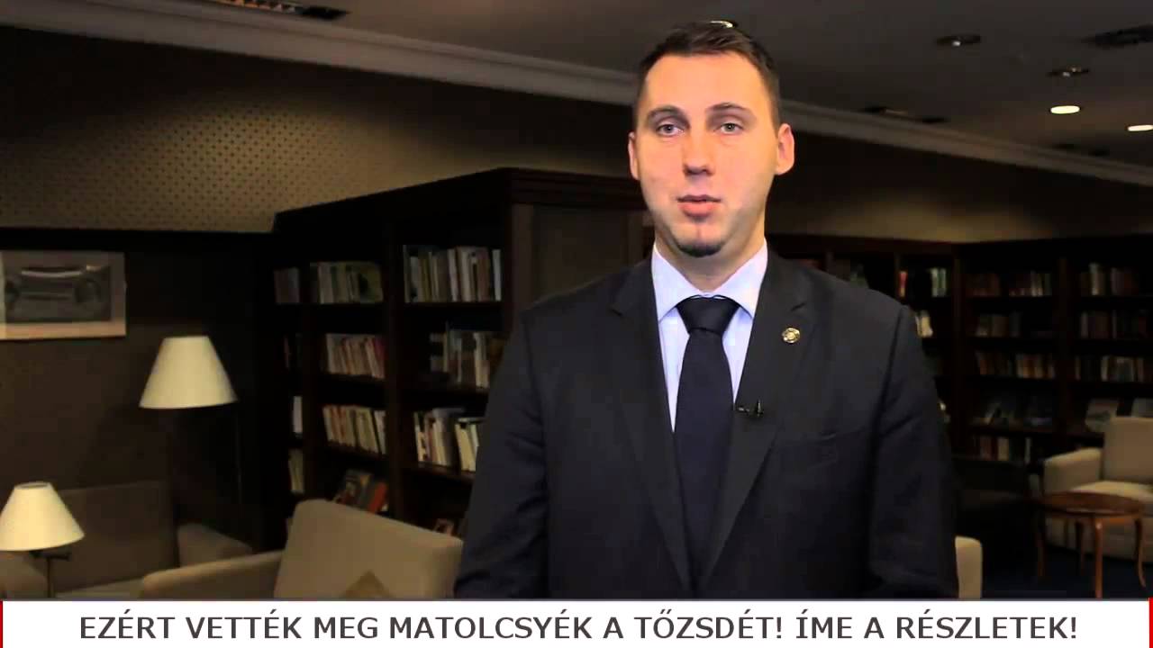 Ez&eacute;rt vett&eacute;k meg Matolcsy&eacute;k a tőzsd&eacute;t! &Iacute;me a r&eacute;szletek!