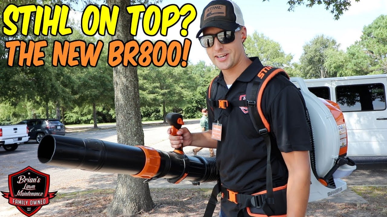 Ранцевый воздуходув STIHL BR800 ► Саммит влиятельных лиц STIHL ► Br800C против Br800X