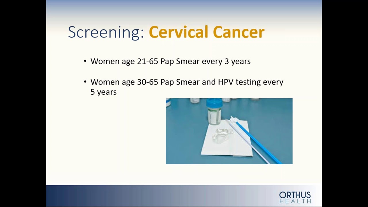 Preventive Care and Screenings
