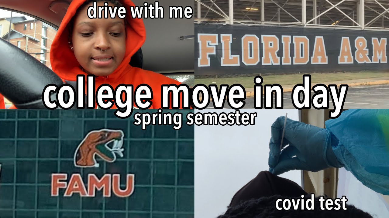 college move in day vlog | spring semester 2021