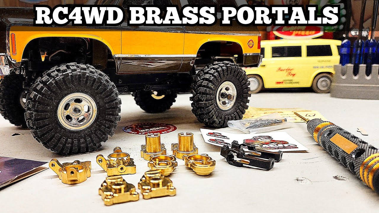 FMS RCAWD Fcx24 Brass Portals and Knuckles