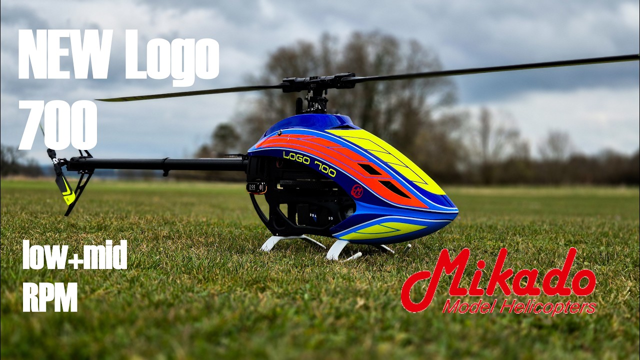 NEW Logo 700 | 1450 / 1800 rpm flight | Valentin Fiorese