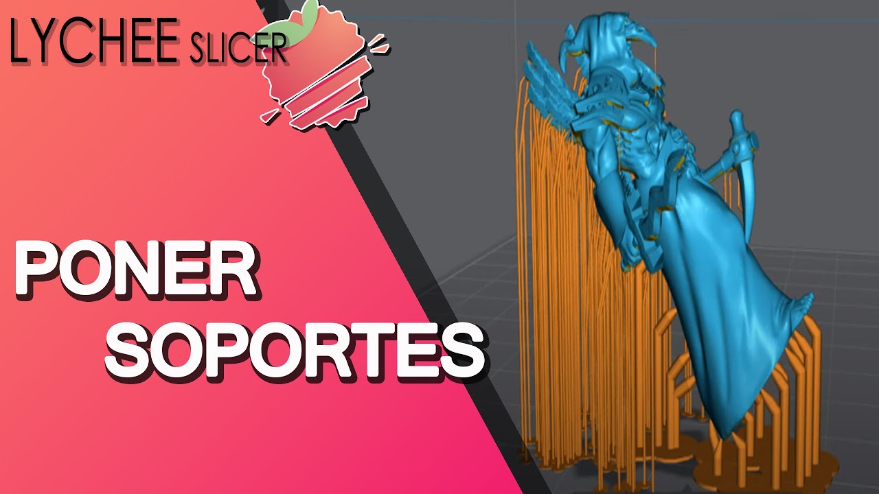 ✅ Cómo Poner Soportes TUTORIAL ▶ Paso a Paso PRINCIPIANTES LYCHEE SLICER