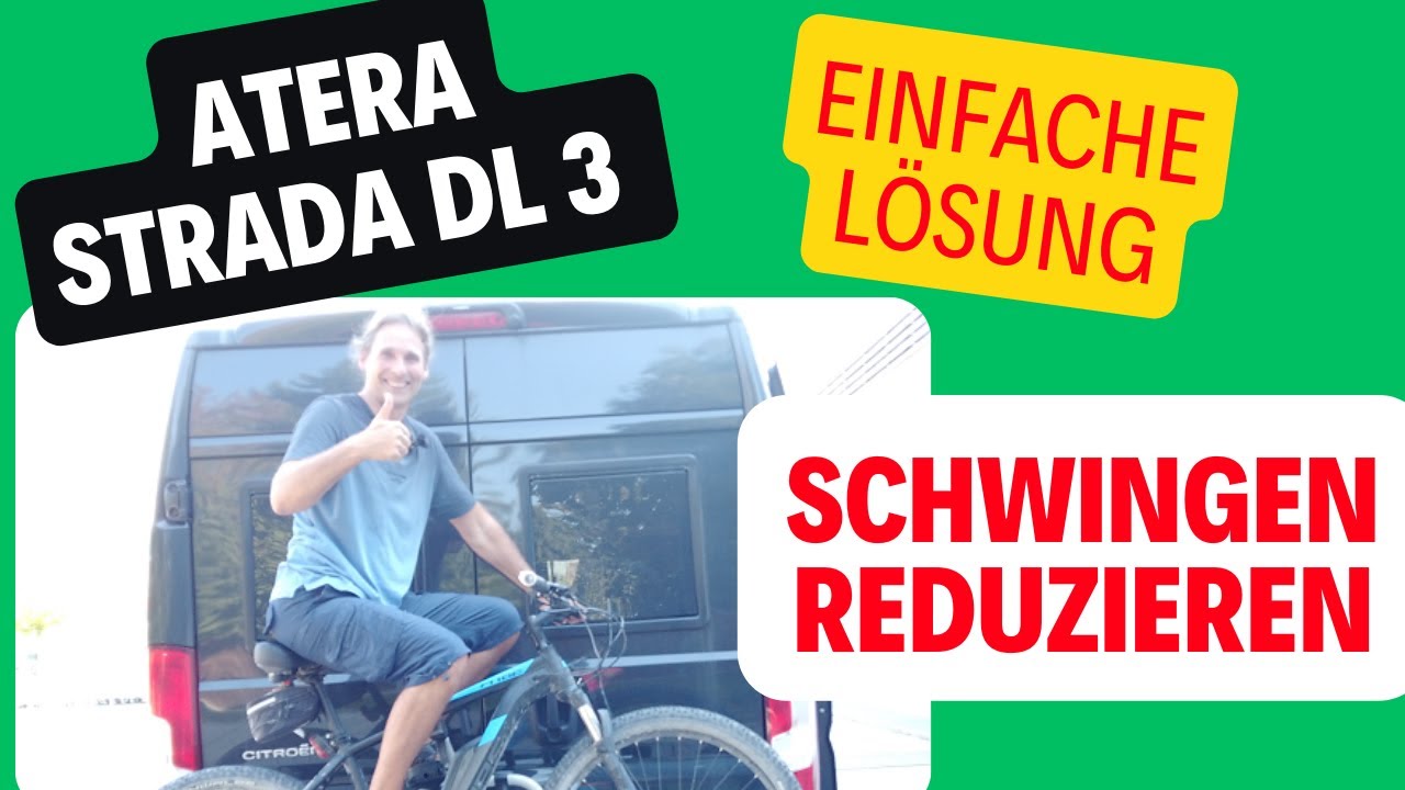 Einfache Lösung gegen das Schwingen des Atera Fahrradträgers. Passt dasd 29“ E-Mountainbike drauf?