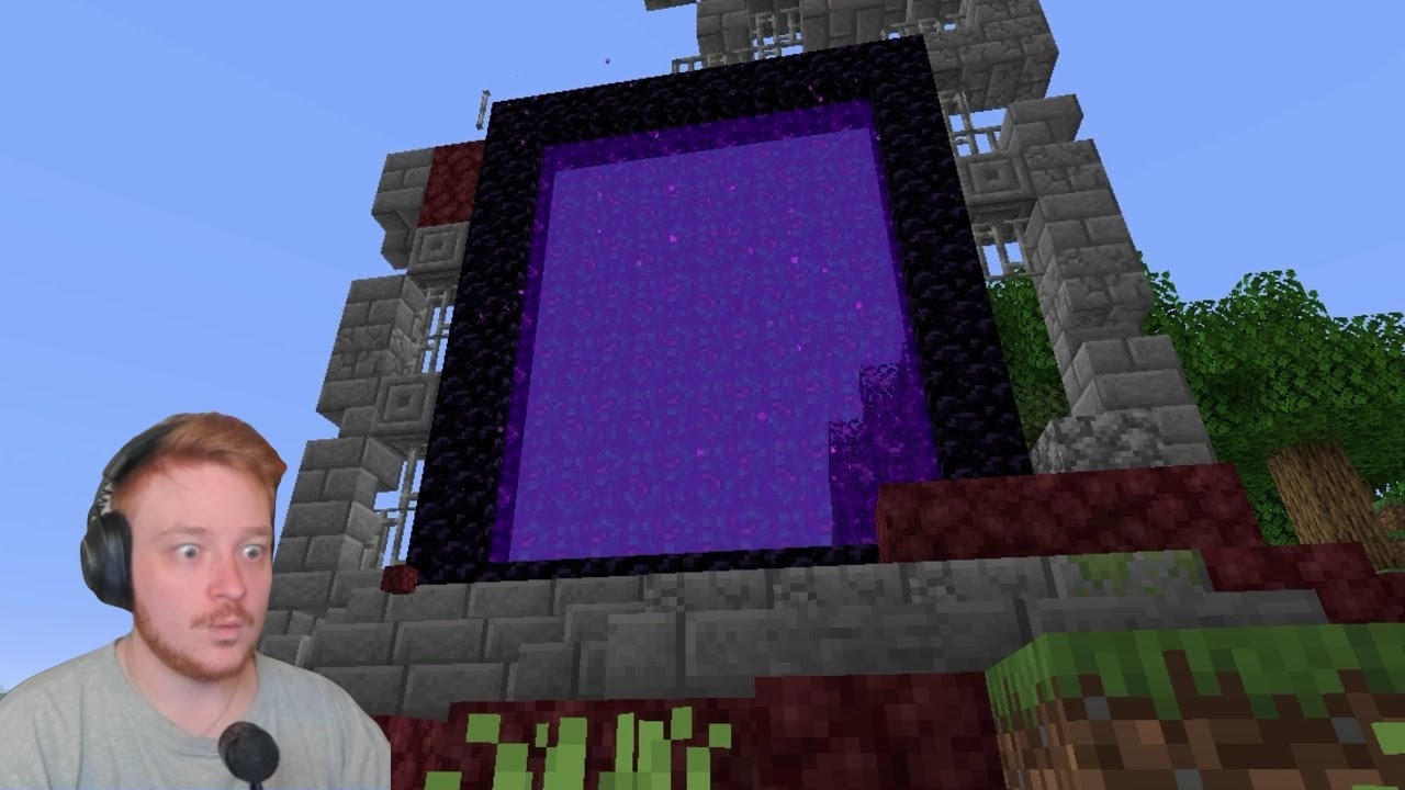 Isoin portaali jonka oon koskaan k&auml;ynnist&auml;ny... - Minecraft #2 (2021)