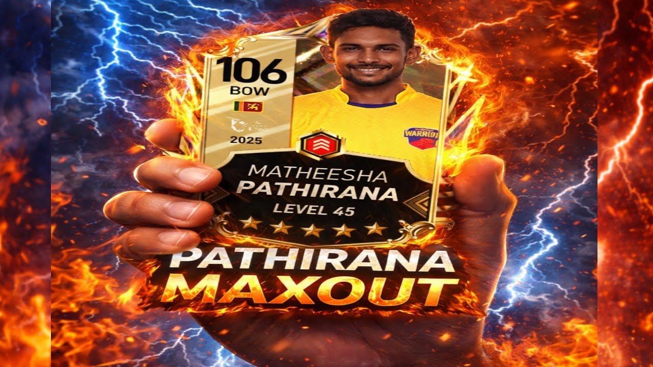 MAX LEVEL PATHIRANA 🔥 Destroying Batsmen | Gameplay