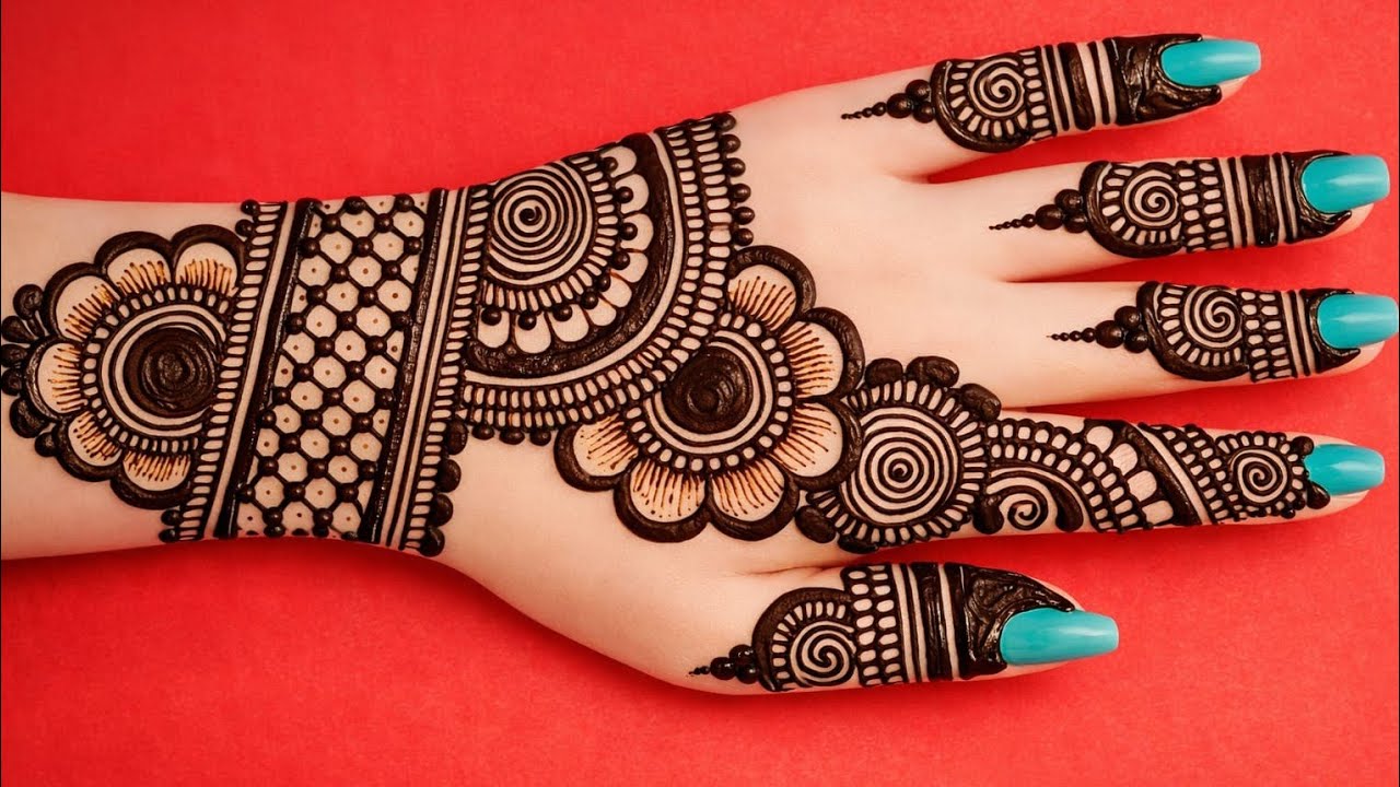 Simple Beautiful mehandi design | easy latest new Arabic mehandi design | mehandi design | mehandi 