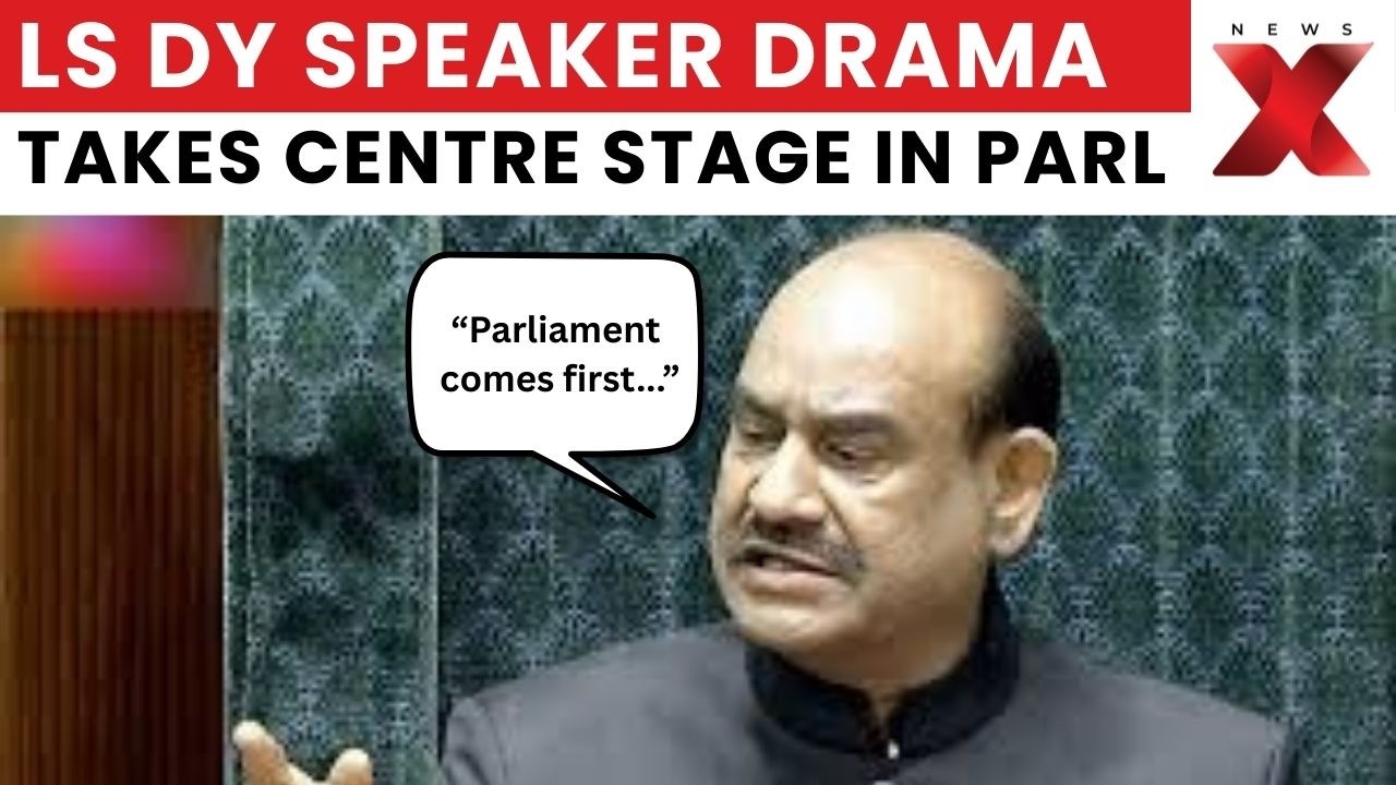Huge Showdown Erupts Over Lok Sabha Deputy Speaker Post, Chaos Inside Parliament | NewsX